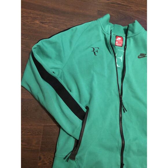 RF ROGER FEDERER WHITE TECH JACKET NIKE DRI-FIT TENNIS 644780-324 MEN’S RARE! - Picture 2 of 14